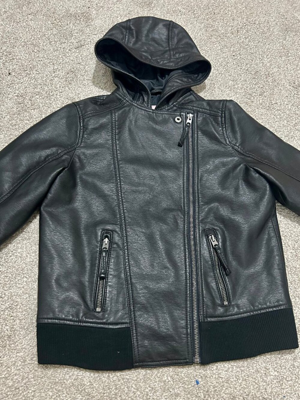 A&F Girls Leather Jacket